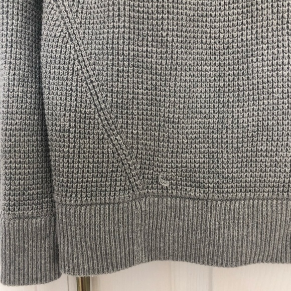 Michael Kors Gray Thermal Hoodie Pull Over Sweater - Picture 5 of 6